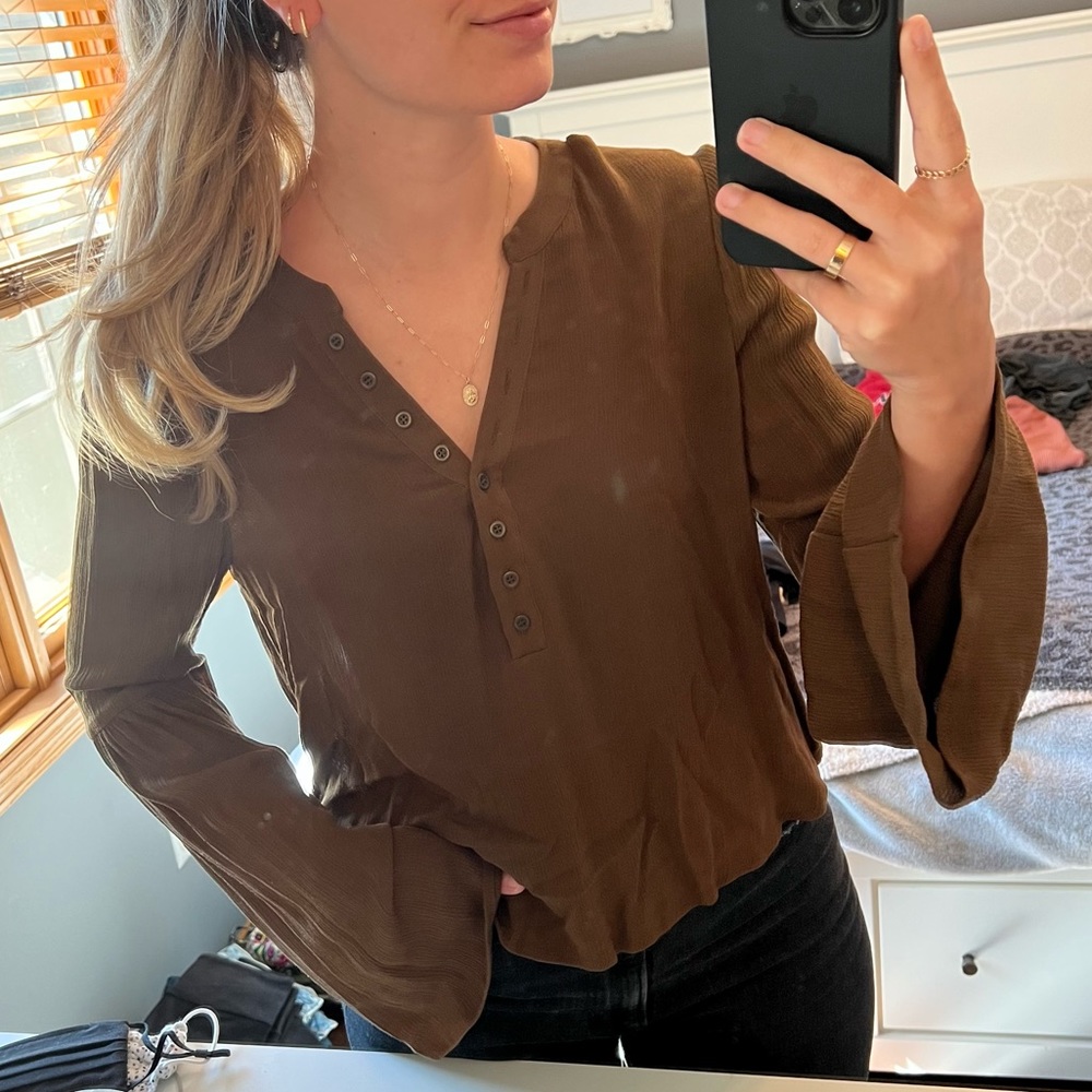 Long Bell Sleeve Shirt
